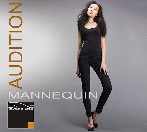 habillement du mannequin en audition